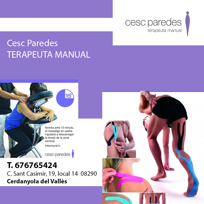 Cesc Paredes -Terapeuta Manual