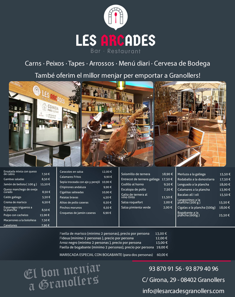 Bar Restaurant Les Arcades